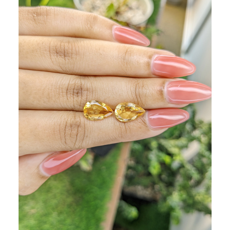 4.71 Ct.Tw. Citrine Pair from Brazil