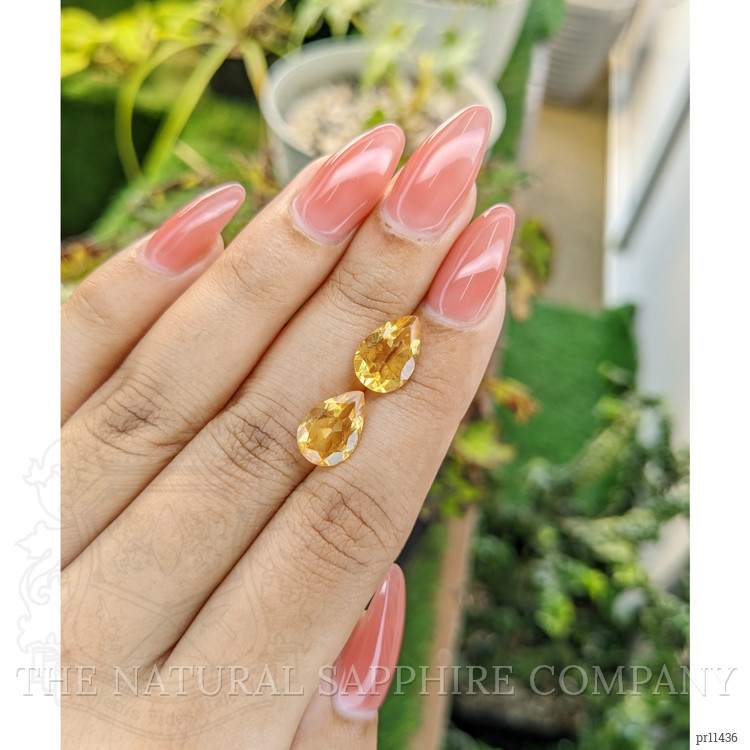 4.49 Ct.Tw. Citrine Pair from Brazil