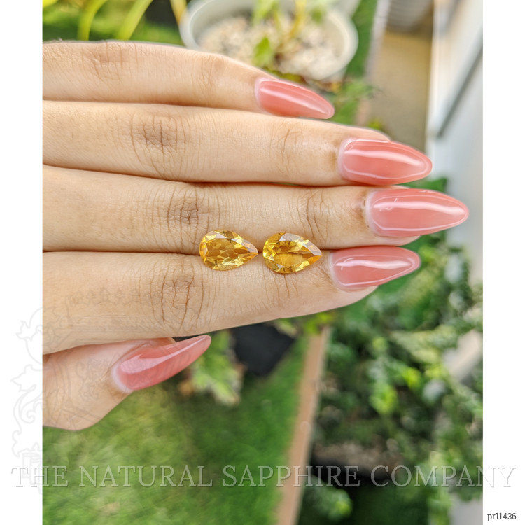 4.49 Ct.Tw. Citrine Pair from Brazil