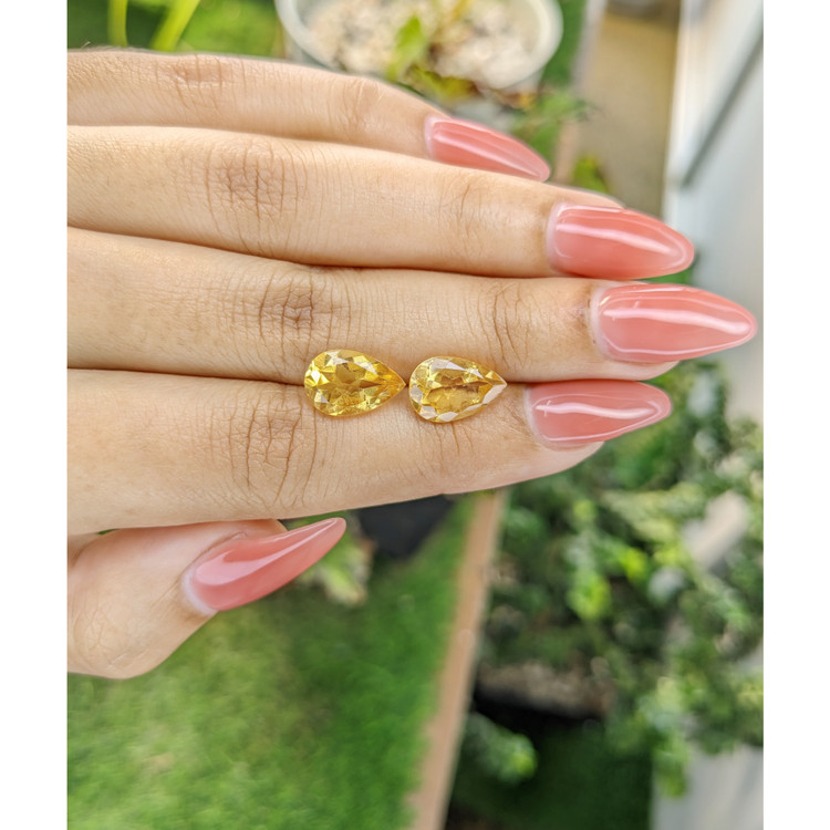 5.06 Ct.Tw. Citrine Pair from Brazil