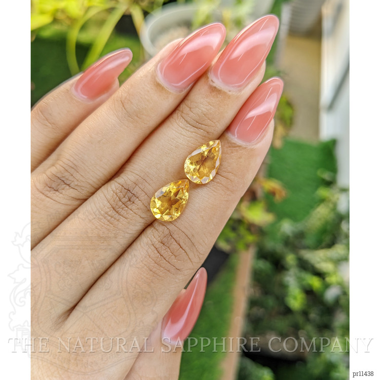 5.06 Ct.Tw. Citrine Pair from Brazil