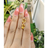 4.46 Ct.Tw.Total Carat Weight Citrine Pair from Brazil Life Style
