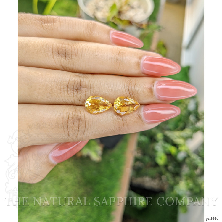 5.60 Ct.Tw. Citrine Pair from Brazil