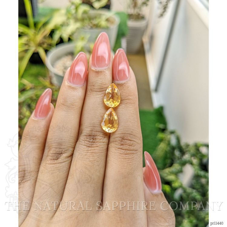 5.60 Ct.Tw. Citrine Pair from Brazil