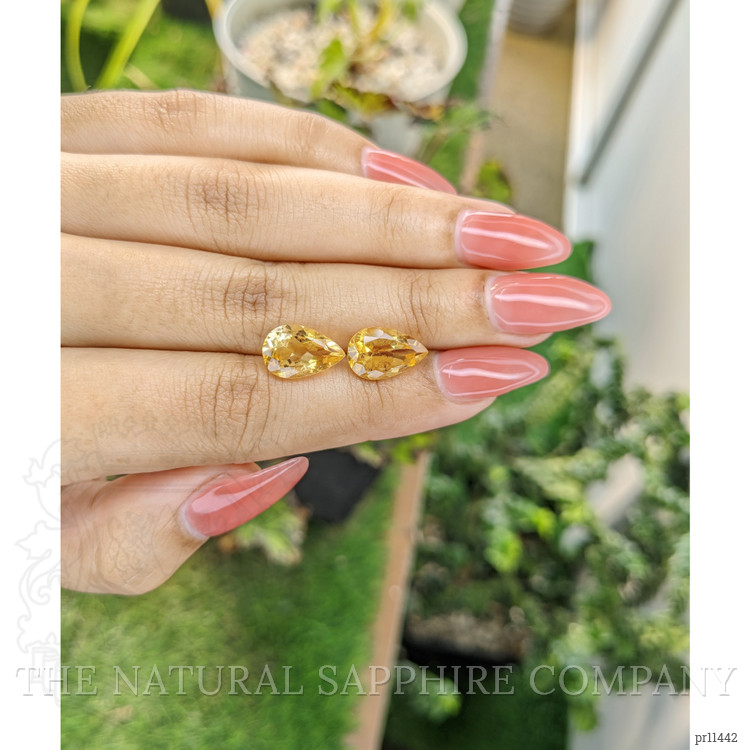5.73 Ct.Tw. Citrine Pair from Brazil