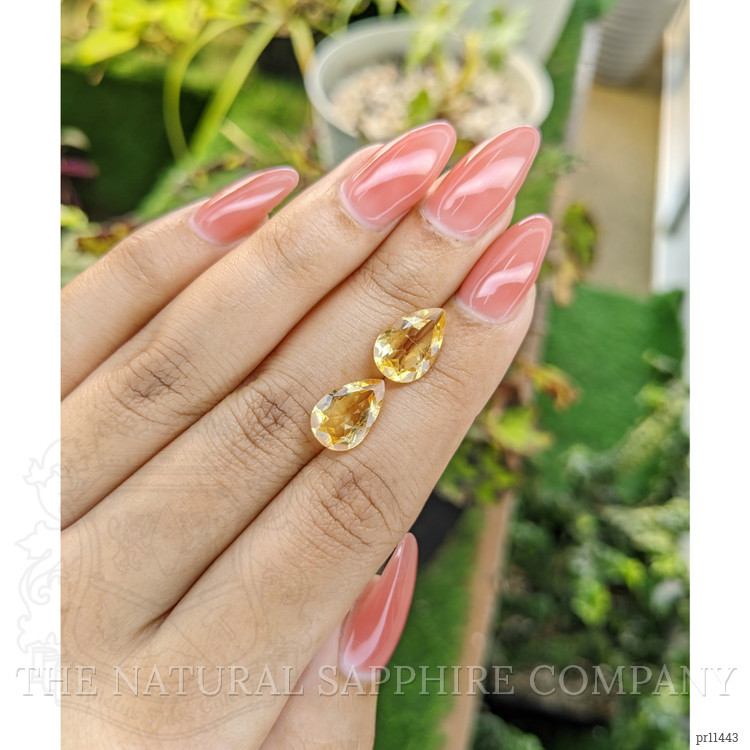 5.08 Ct.Tw. Citrine Pair from Brazil