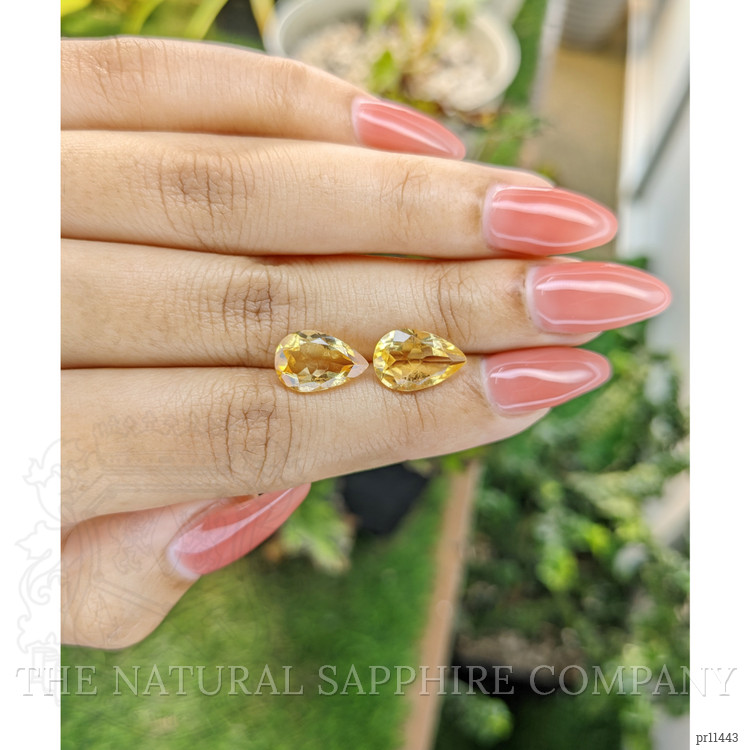 5.08 Ct.Tw. Citrine Pair from Brazil