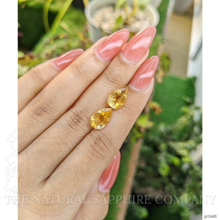 4.88 Ct.Tw. Citrine Pair from Brazil