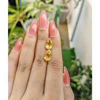 4.88 Ct.Tw.Total Carat Weight Citrine Pair from Brazil Life Style