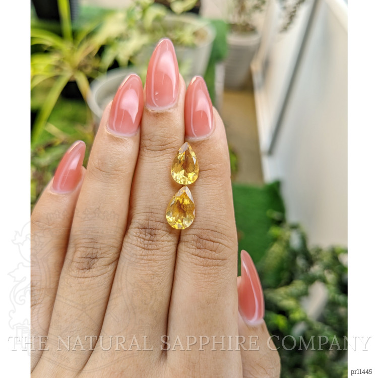 4.88 Ct.Tw. Citrine Pair from Brazil