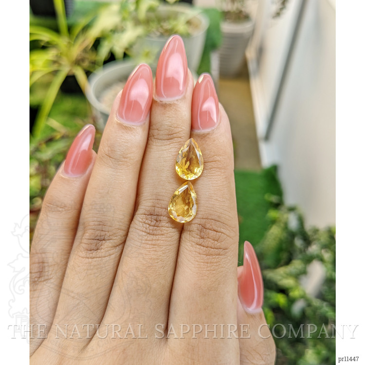 5.17 Ct.Tw. Citrine Pair from Brazil