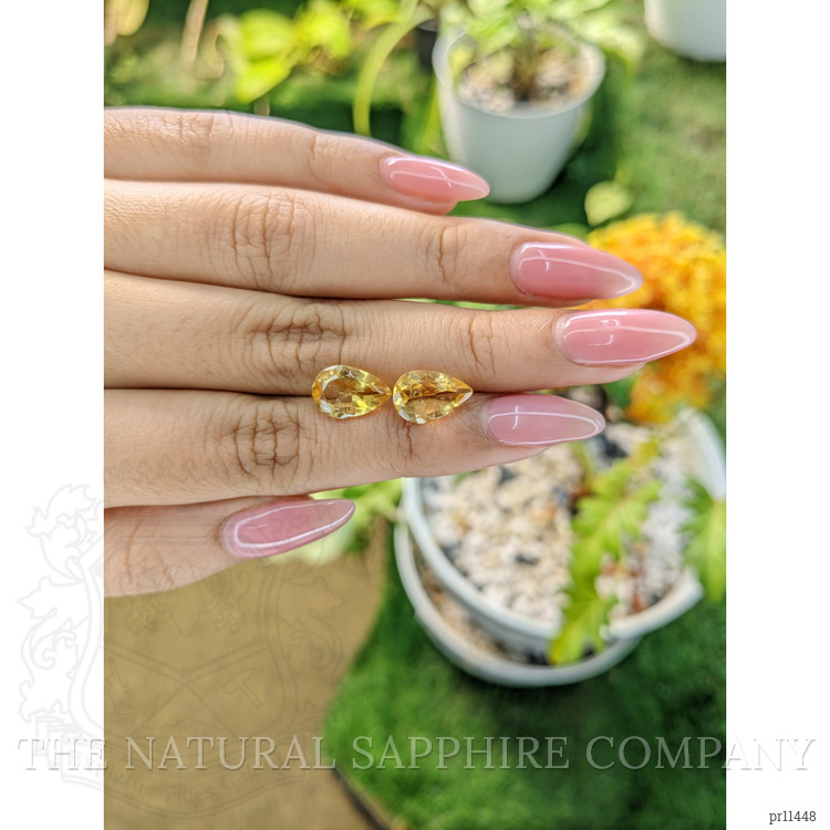 4.64 Ct.Tw. Citrine Pair from Brazil