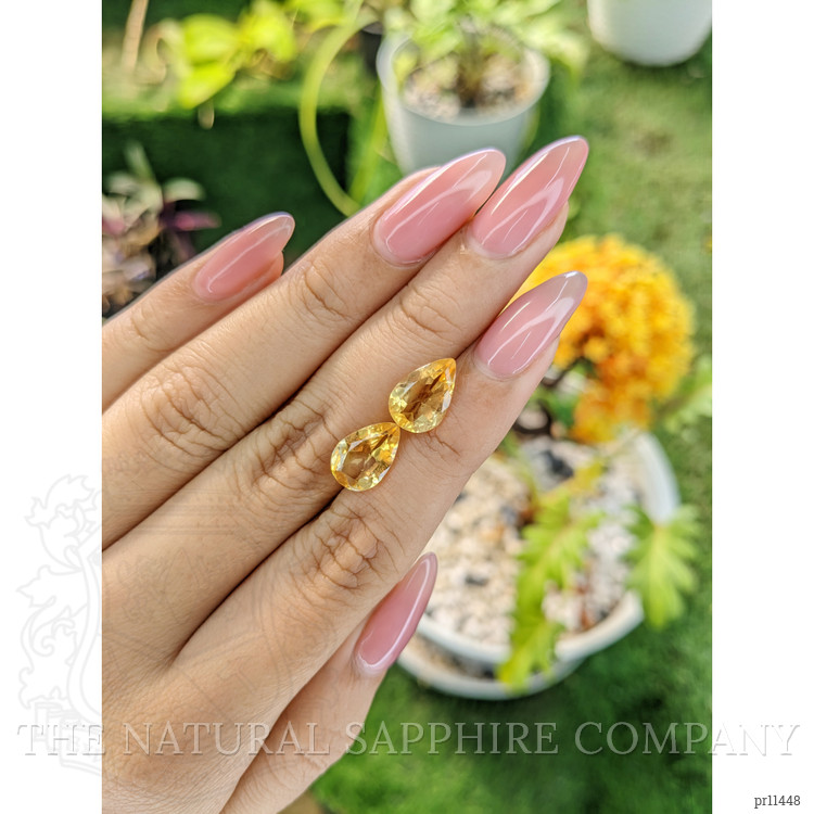 4.64 Ct.Tw. Citrine Pair from Brazil