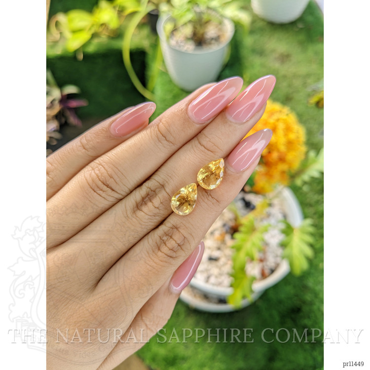 5.59 Ct.Tw. Citrine Pair from Brazil