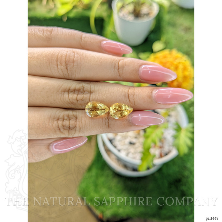 5.59 Ct.Tw. Citrine Pair from Brazil