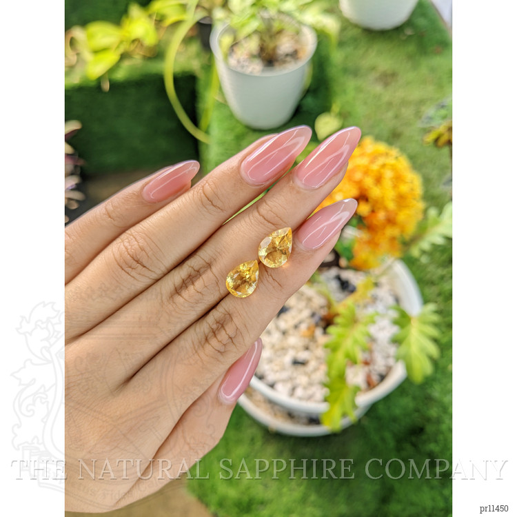 4.85 Ct.Tw. Citrine Pair from Brazil