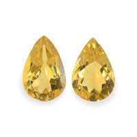 5.41 Ct.Tw.Total Carat Weight Citrine Pair from Brazil Image