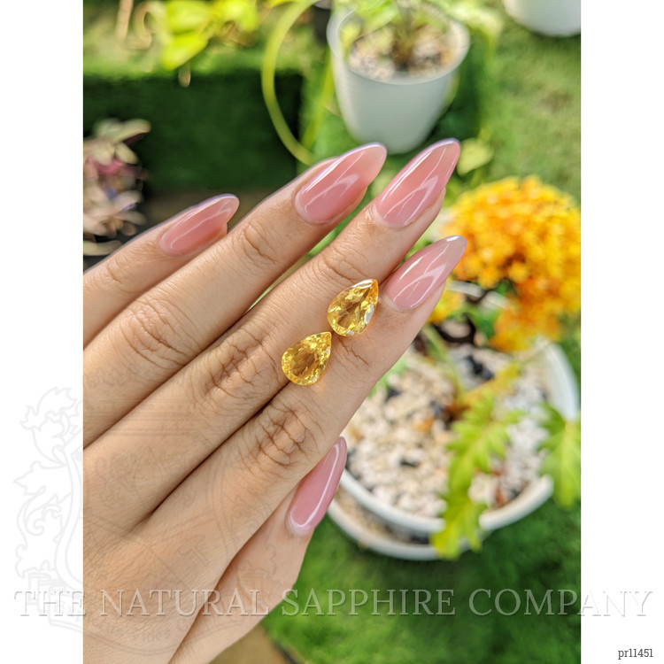 5.41 Ct.Tw. Citrine Pair from Brazil