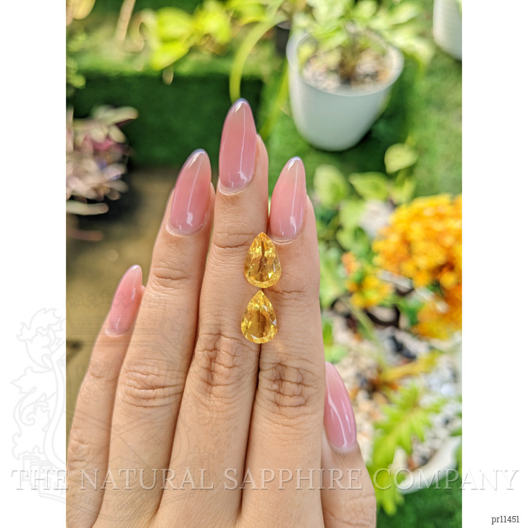 5.41 Ct.Tw. Citrine Pair from Brazil