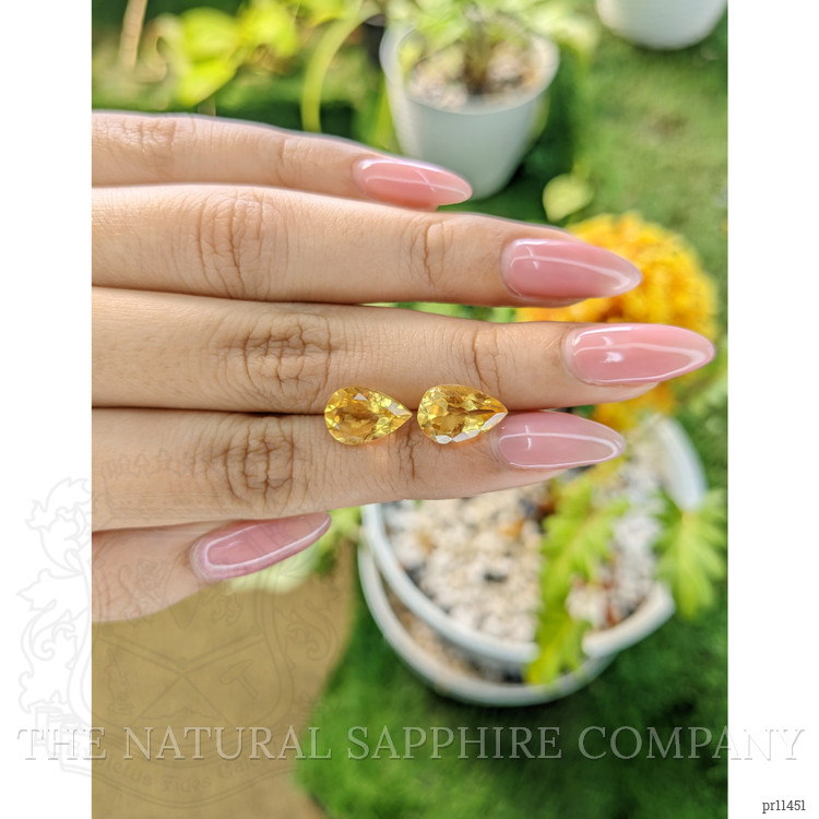 5.41 Ct.Tw. Citrine Pair from Brazil