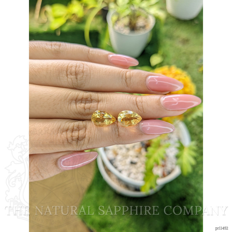 5.83 Ct.Tw. Citrine Pair from Brazil