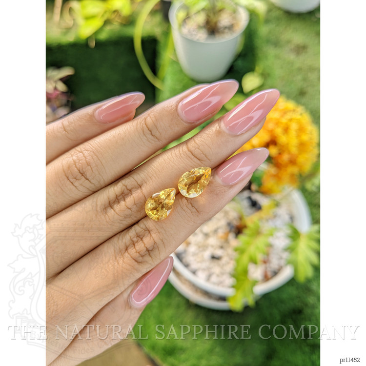 5.83 Ct.Tw. Citrine Pair from Brazil