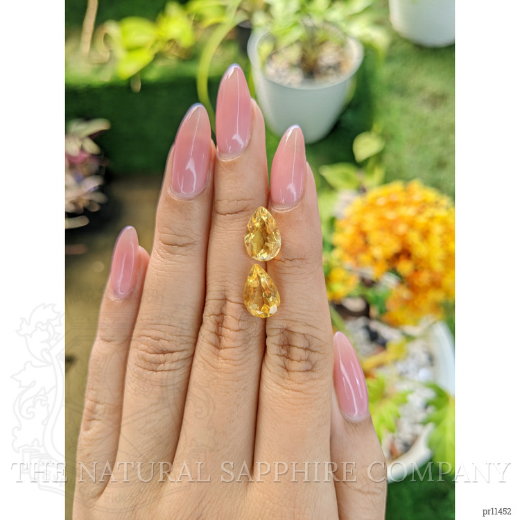 5.83 Ct.Tw. Citrine Pair from Brazil