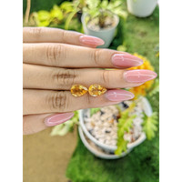 4.62 Ct.Tw.Total Carat Weight Citrine Pair from Brazil Life Style
