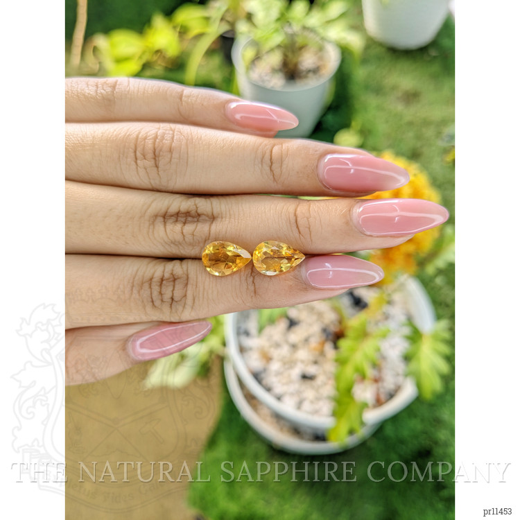 4.62 Ct.Tw. Citrine Pair from Brazil