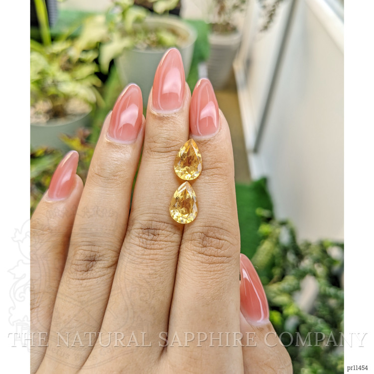 5.08 Ct.Tw. Citrine Pair from Brazil