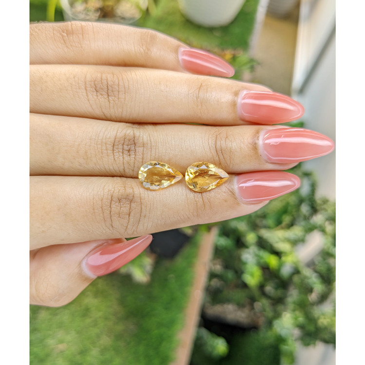 4.79 Ct.Tw. Citrine Pair from Brazil