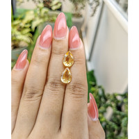 4.79 Ct.Tw.Total Carat Weight Citrine Pair from Brazil Life Style