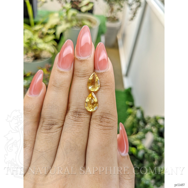 4.70 Ct.Tw. Citrine Pair from Brazil