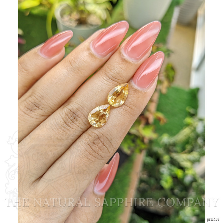 4.75 Ct.Tw. Citrine Pair from Brazil