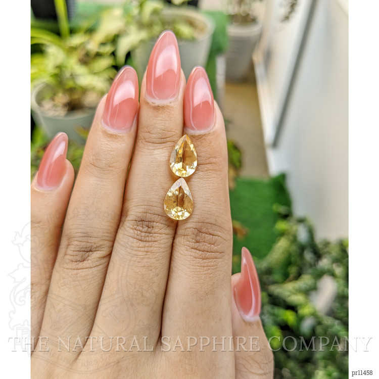 4.75 Ct.Tw. Citrine Pair from Brazil