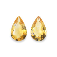 4.17 Ct.Tw.Total Carat Weight Citrine Pair from Brazil Image