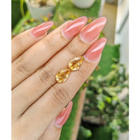 4.17&nbsp;Ct.Tw.Total Carat Weight Citrine Pair from Brazil Life Style