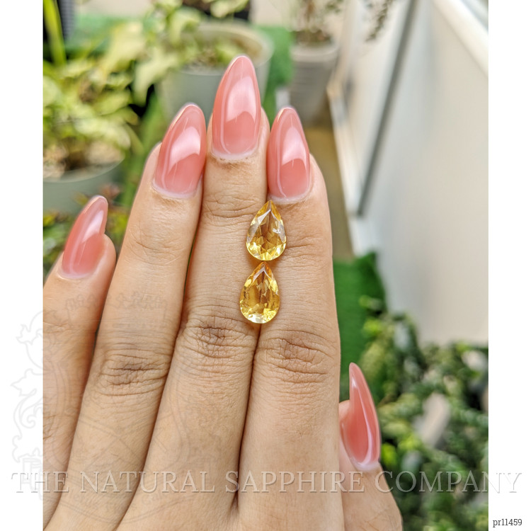 4.17 Ct.Tw. Citrine Pair from Brazil