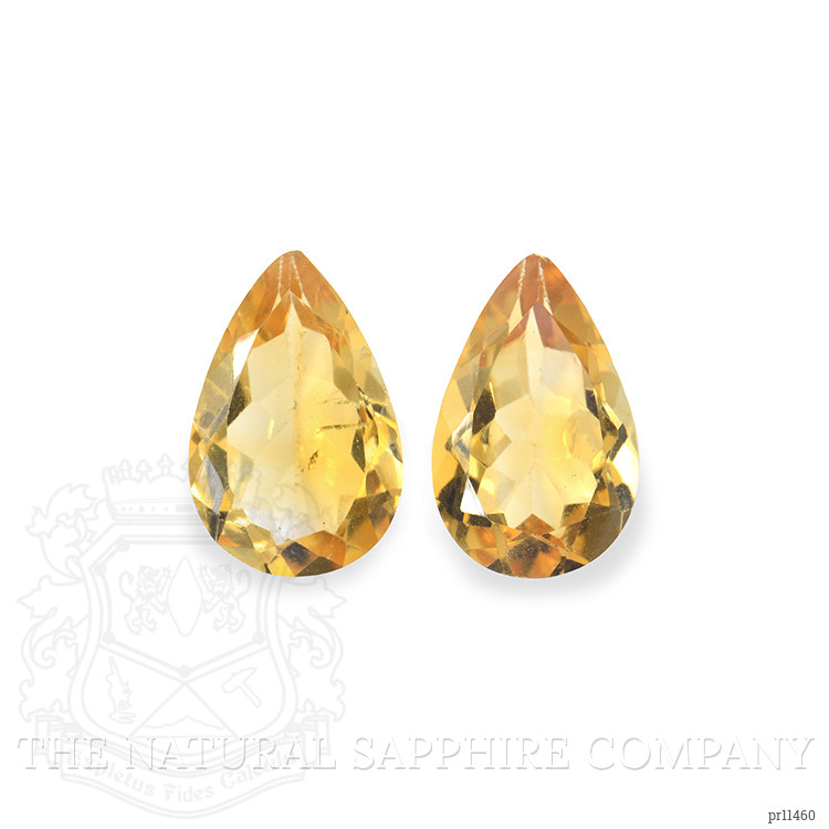 4.66 Ct.Tw. Citrine Pair from Brazil