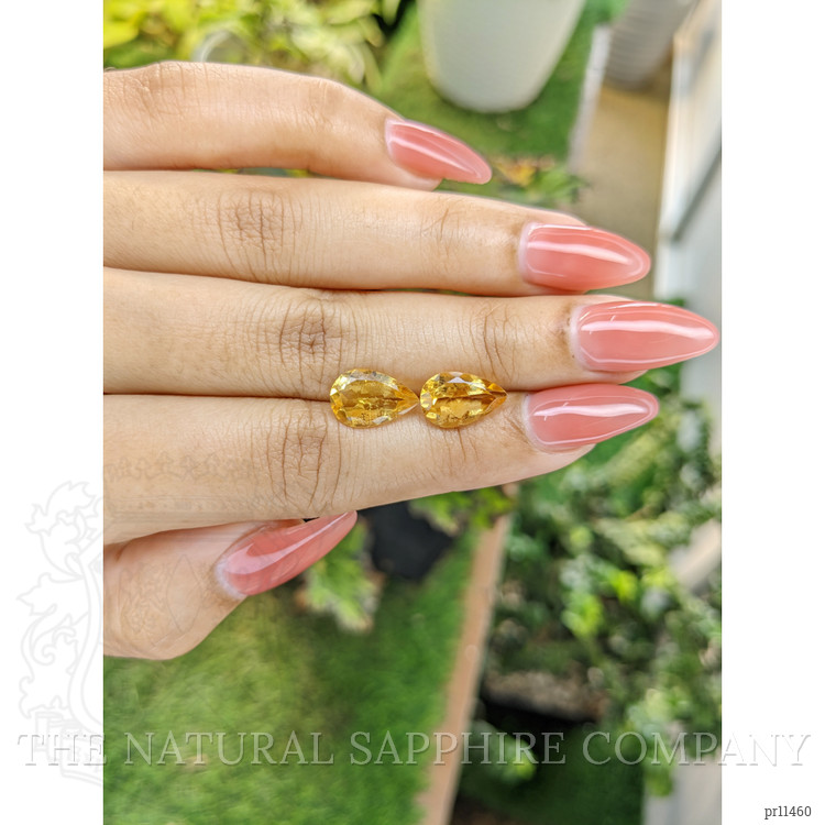 4.66 Ct.Tw. Citrine Pair from Brazil