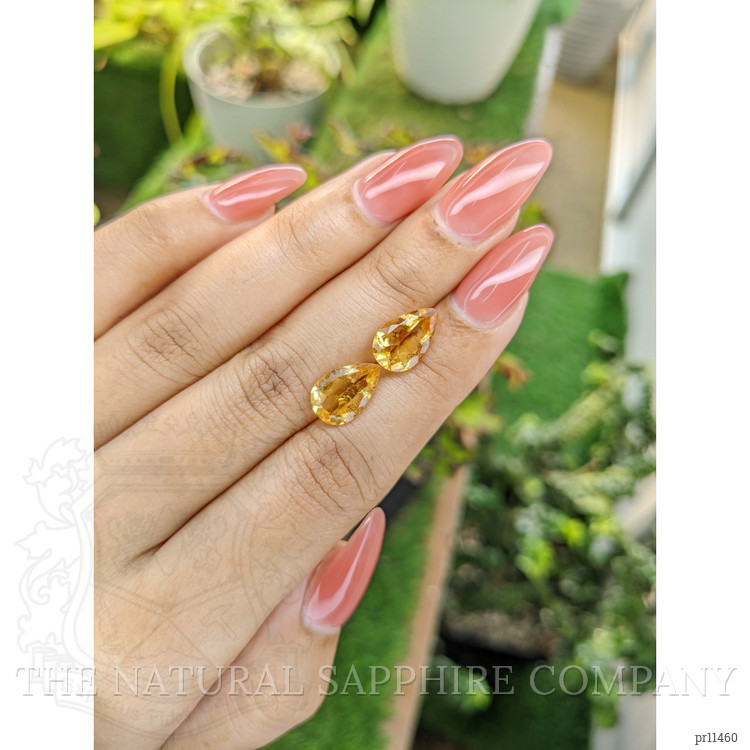 4.66 Ct.Tw. Citrine Pair from Brazil