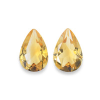 4.78 Ct.Tw. Pear Citrine Pair