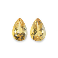 5.97 Ct.Tw. Pear Citrine Pair