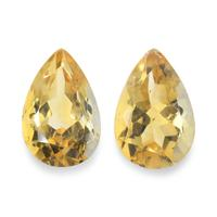 5.97 Ct.Tw.Total Carat Weight Citrine Pair from Brazil Image