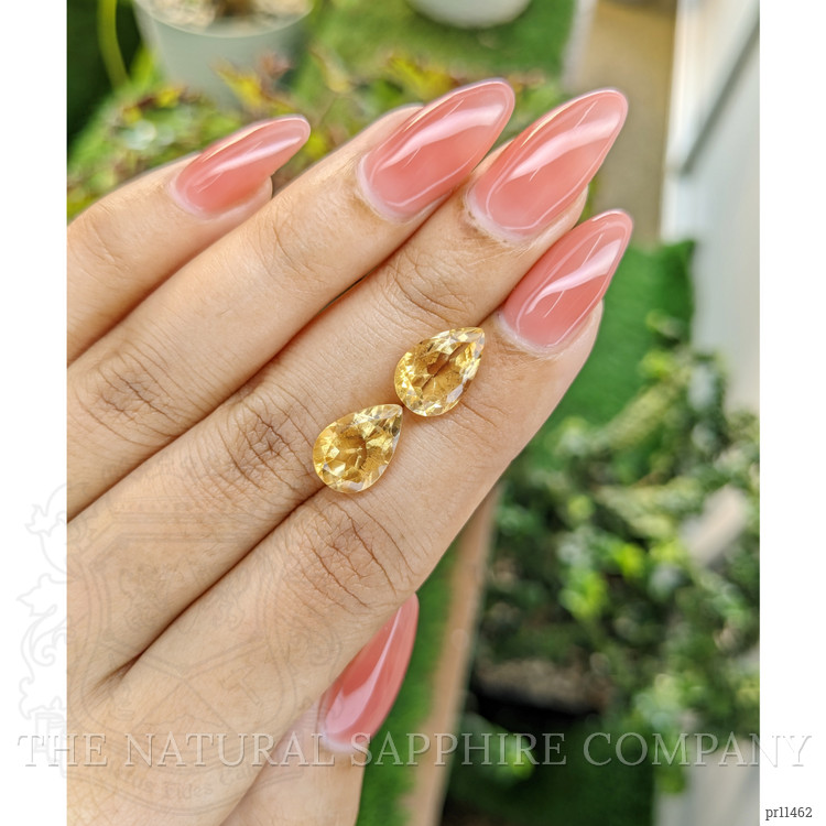 5.97 Ct.Tw. Citrine Pair from Brazil