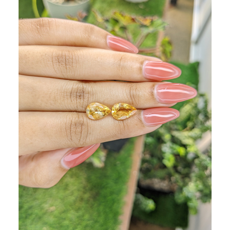 5.05 Ct.Tw. Citrine Pair from Brazil