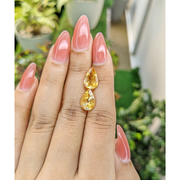 5.05 Ct.Tw. Citrine Pair from Brazil