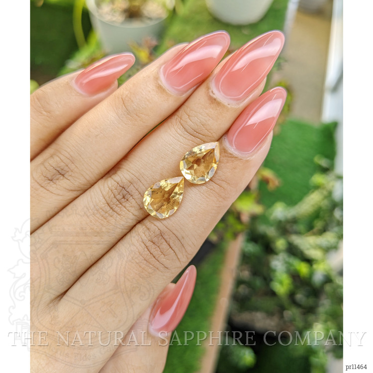 5.47 Ct.Tw. Citrine Pair from Brazil