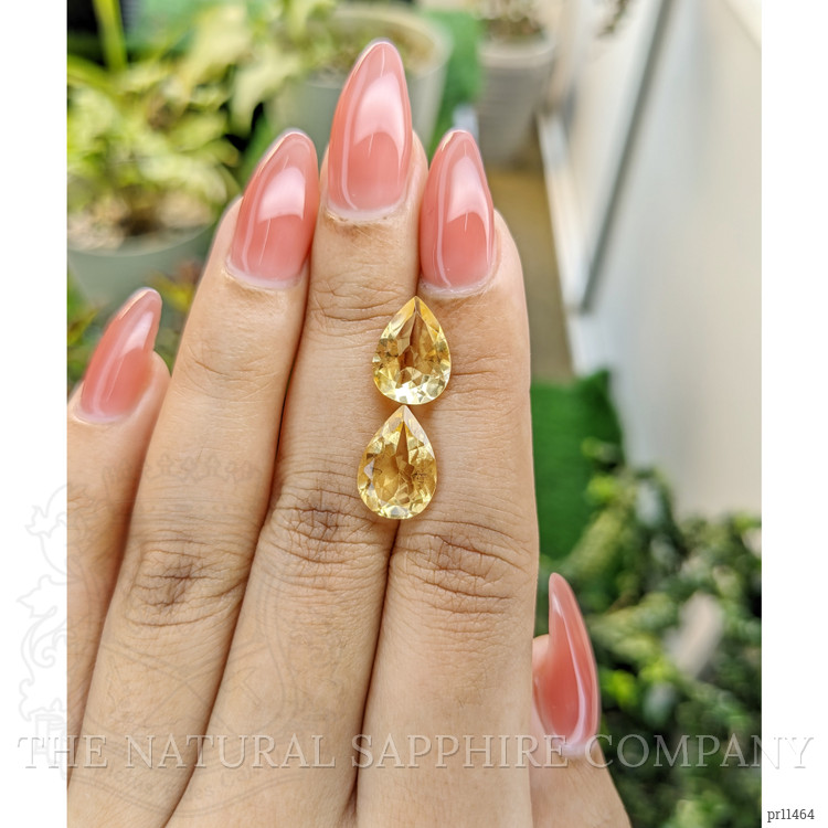5.47 Ct.Tw. Citrine Pair from Brazil