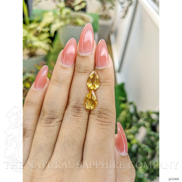 4.65 Ct.Tw. Citrine Pair from Brazil